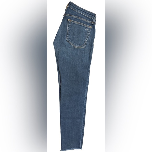 rag & bone | Dre Low-Rise Slim Boyfriend Jeans—New Worn Wash (24) - Picture 3 of 11